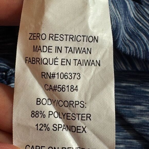 Zero Restriction Navy Presidents Cup Shae Quarter Zip Top womens Sz M Golf - Picture 11 of 13